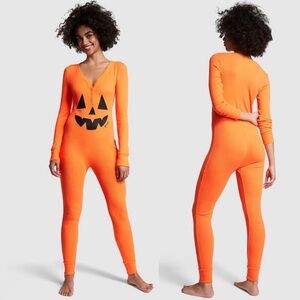 Victoria Secret Halloween Pumpkin Onesie